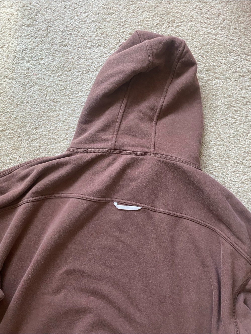 Free People FP Movement Final Call Hoodie Sweatshirt Brown Medium - Picture 11 of 11